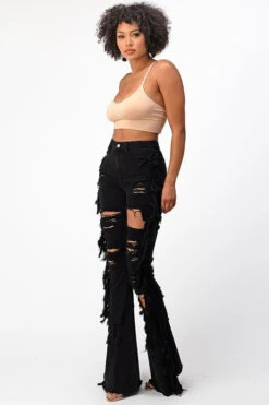 JEANS DETRUIT "EBBA" NOIR -Galateia Fashion 13404099 59094499 8e7f 4929 bf71 b6ad0d1597fe