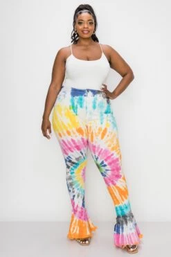 JEAN "ILIDA" TIE DYE GRANDE TAILLE