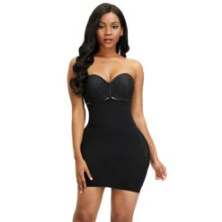 LA TAILLE SECRÈTE ROBE SHAPER PUSH UP INVISIBLE -Galateia Fashion 14 193 Black Shapers Dress 5 200005259 S M 200007763 201336100