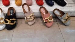 MULES ORNEMENTS "LEWIS" AVEC GROSSES CHAINES -Galateia Fashion 20210605 145617