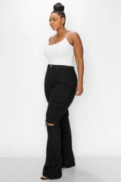 JEANS NOIR "CHERYNE" GRANDE TAILLE -Galateia Fashion 2099PBK 7 2048x2048 ac596784 cc92 4459 88eb 264356d5c352
