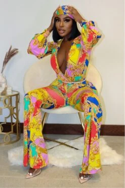 ENSEMBLE PANTANLON ET BODY "FANCY"