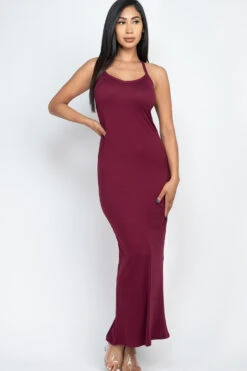 ROBE LONGUE "VIERA" -Galateia Fashion BD2552BURGUNDYCAPELLA 1 900x1350 1