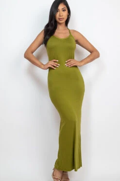 ROBE LONGUE "VIERA" -Galateia Fashion BD2552OLIVEBRANCHCAPELLA 1 900x1350 1