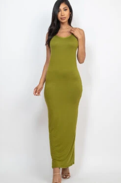 ROBE LONGUE "VIERA" -Galateia Fashion BD2552OLIVEBRANCHCAPELLA 2 900x1350 1