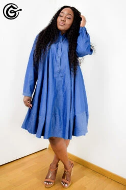 ROBE OVERSIZE "CAMILLE" -Galateia Fashion CAMILLEJEAN01
