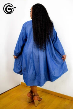 ROBE OVERSIZE "CAMILLE" -Galateia Fashion CAMILLEJEAN03