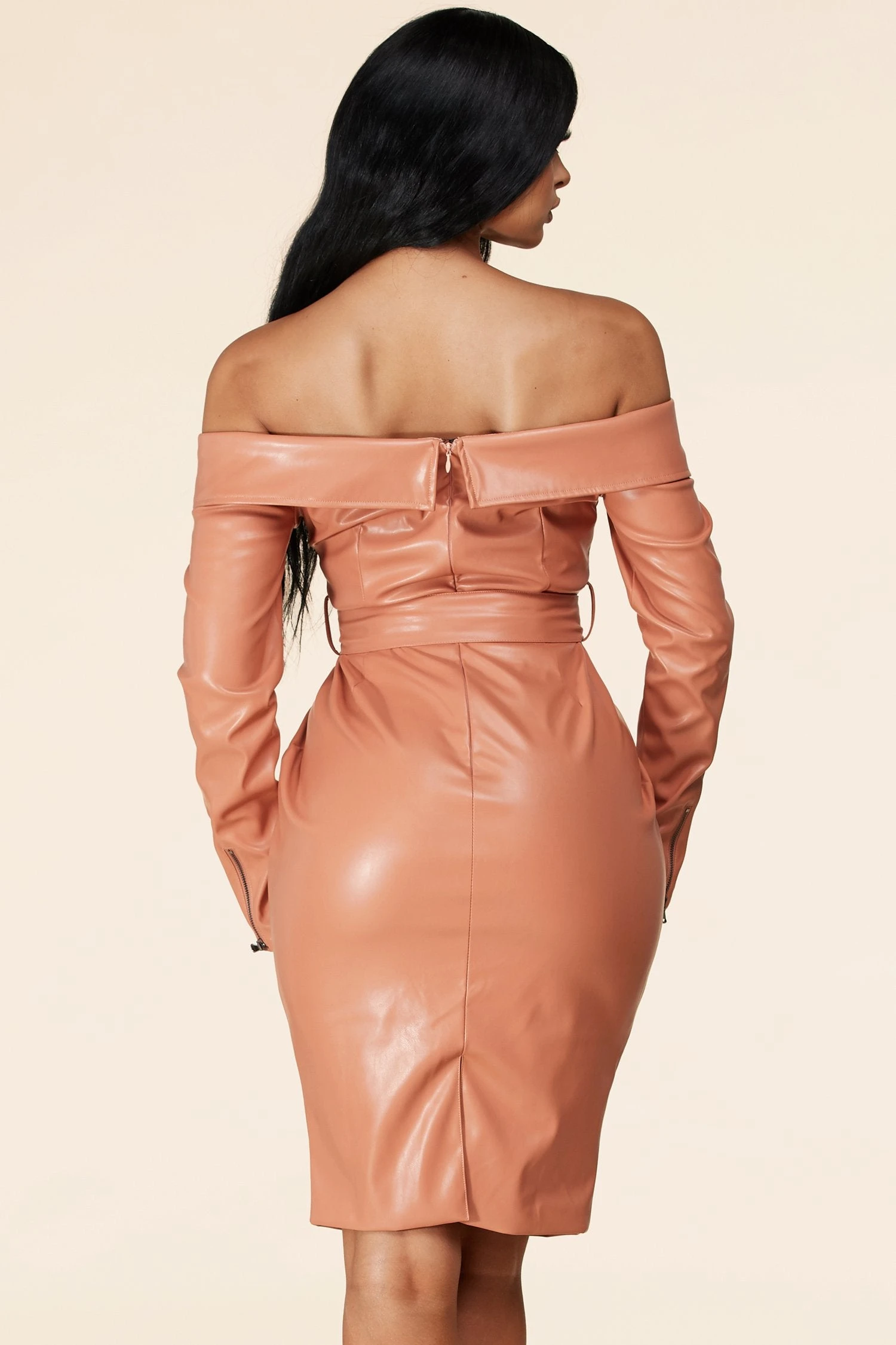 ROBE EN SIMILICUIR "ABBIE" 7 ROBE EN SIMILICUIR "ABBIE" – Image 5