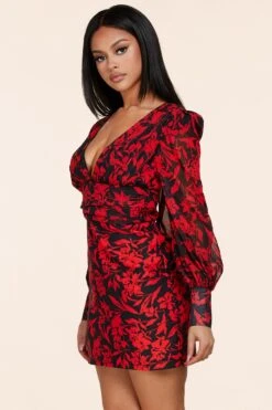MINI ROBE "MIREILLE" FLORALE ROUGE -Galateia Fashion CD940 18 1600x 5629c30f cd7a 4ace 93b1 99e3dd5abea6