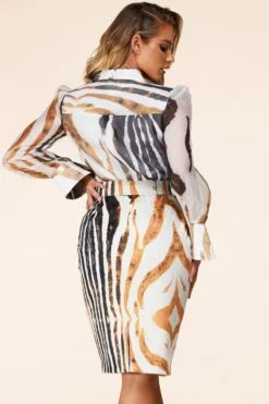 ROBE CHEMISIER "ARTEMIS" IMPRIME ZÉBRÉ -Galateia Fashion CTS7119 12copy 1600x d790d982 1cb7 4544 8061 40f70beeda30