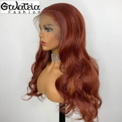 PERRUQUE SYNTHÉTIQUE FIBRE FUTURA CUIVRE ROUGE AVANT DENTELLE 13X6 12 PERRUQUE SYNTHÉTIQUE FIBRE FUTURA CUIVRE ROUGE AVANT DENTELLE 13X6 -Galateia Fashion H14bfa73cc47543afad0582c3eac2fab7U