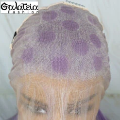 PERRUQUE SYNTHÉTIQUE FIBRE FUTURA LÉGÈREMENT ONDULE HIGHLIGHT VIOLET FULL LACE -Galateia Fashion H19e85c3eef5446d59afe65ea790b0803v