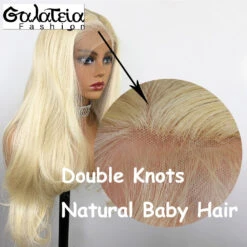 PERRUQUE BODY WAVE SYNTHÉTIQUE FIBRE FUTURA BLONDE 613 AVANT DENTELLE SUISSE 13X6 -Galateia Fashion H1c9790fab7bb477fa0cb2faaa430885fu