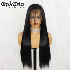 PERRUQUE SYNTHÉTIQUE FIBRE FUTURA AVANT DENTELLE SUISSE 13x6 AVEC BABY HAIR