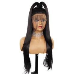 PERRUQUE SYNTHÉTIQUE FIBRE FUTURA CHEVEUX LISSE FULL LACE DENTELLE SUISSE