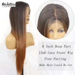 PERRUQUE SYNTHÉTIQUE FIBRE FUTURA LISSE AVANT DENTELLE SUISSE 13X6 COULEUR 1B30 -Galateia Fashion H442de5faaa614b23b894c25ea085b1d5t