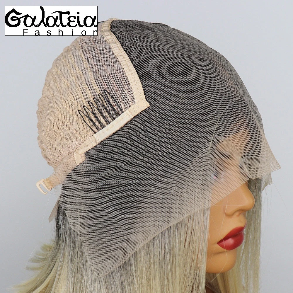 PERRUQUE COURTE NOIRE FIBRE FUTURA LISSE AVANT DENTELLE SUISSE 13X6 8 PERRUQUE COURTE NOIRE FIBRE FUTURA LISSE AVANT DENTELLE SUISSE 13X6 – Image 6