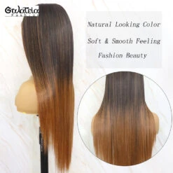 PERRUQUE SYNTHÉTIQUE FIBRE FUTURA LISSE AVANT DENTELLE SUISSE 13X6 COULEUR 1B30 -Galateia Fashion H5ffb3258ff5a4b898e6728525916539fv