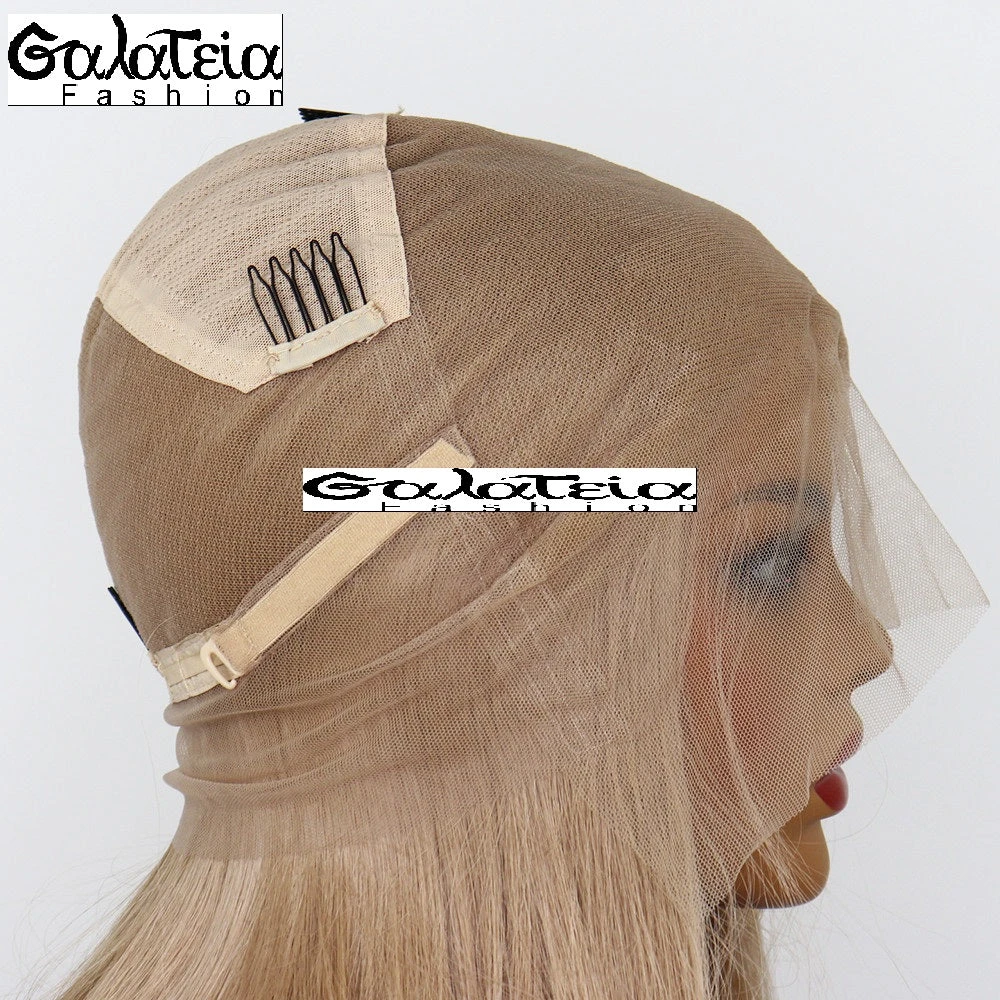 PERRUQUE SYNTHÉTIQUE FIBRE FUTURA FULL LACE LISSE CHEVEUX OMBRE 613 BLONDE 8 PERRUQUE SYNTHÉTIQUE FIBRE FUTURA FULL LACE LISSE CHEVEUX OMBRE 613 BLONDE – Image 6