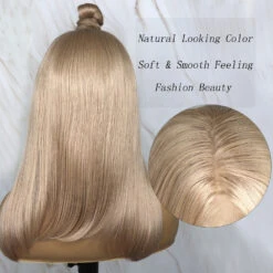 PERRUQUE COURTE LISSE SYNTHÉTIQUE FIBRE FUTURA HONEY BLONDE AVANT DENTELLE 13X6 12 PERRUQUE COURTE LISSE SYNTHÉTIQUE FIBRE FUTURA HONEY BLONDE AVANT DENTELLE 13X6 -Galateia Fashion H98f6058f97ce4a6bb6d295eedf5fa8bdL