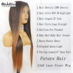 PERRUQUE SYNTHÉTIQUE FIBRE FUTURA LISSE AVANT DENTELLE SUISSE 13X6 COULEUR 1B30 -Galateia Fashion H9df76abc1500493ead8eb8f155ef35b1M