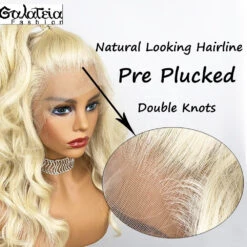 PERRUQUE SYNTHÉTIQUE FIBRE FUTURA BODY WEAVE BLONDE 613 AVANT DENTELLE SUISSE -Galateia Fashion Hc5c7a17c114a48d6877324d729c80c66T