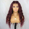 PERRUQUE SYNTHÉTIQUE FIBRE FUTURA CHEVEUX LÂCHÉS MIXTE NOIRE ROUGE ET VIN AVANT DENTELLE SUISSE 13X6 -Galateia Fashion Hd1facf114f4c48cca3dd5ace5868f8e2E