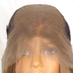 PERRUQUE COURTE SYNTHÉTIQUE FIBRE FUTURA MARRON CLAIR AVANT DENTELLE SUISSE 13X6 -Galateia Fashion He109615a31a840a78b6602420e243c19T