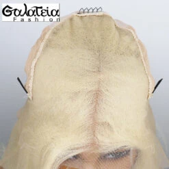 PERRUQUE BODY WAVE SYNTHÉTIQUE FIBRE FUTURA BLONDE 613 AVANT DENTELLE SUISSE 13X6 -Galateia Fashion He320fa476780469ea93b96bf3b8477c2O