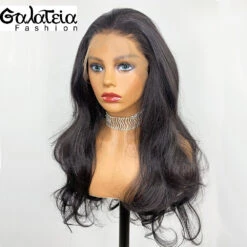 PERRUQUE NOIRE SYNTHÉTIQUE FIBRE FUTURA BODY WEAVE AVANT DENTELLE 13X6 10 PERRUQUE NOIRE SYNTHÉTIQUE FIBRE FUTURA BODY WEAVE AVANT DENTELLE 13X6 -Galateia Fashion Hed91457d0ce64f70955ae974344f844eU