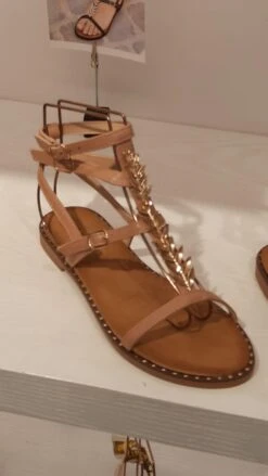 SANDALES ETE AVEC ORNEMENT "CHRISTINE" -Galateia Fashion IMG 20210608 WA0078