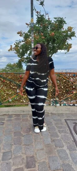 ENSEMBLE TIE DYE DÉCONTRACTE "EMILIE" -Galateia Fashion IMG 20210809 WA0027