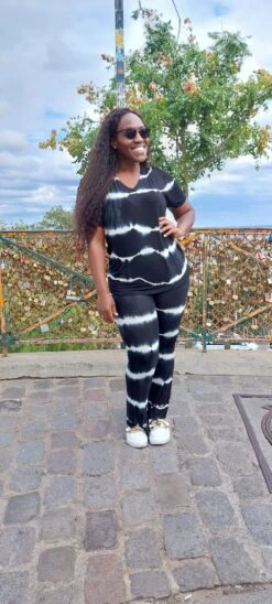 ENSEMBLE TIE DYE DÉCONTRACTE "EMILIE" -Galateia Fashion IMG 20210809 WA0029