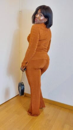 ENSEMBLE PANTALON "FLIRTY HOURS" GRANDE TAILLE -Galateia Fashion IMG 20220326 WA0010
