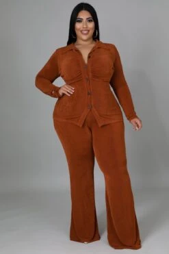 ENSEMBLE PANTALON "FLIRTY HOURS" GRANDE TAILLE