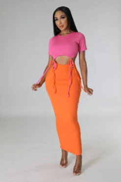 ROBE BI COLOR "MARILIN" -Galateia Fashion IMGL8027 61dc5b44 2e9f 42d3 ad12 4ee5a9368d20