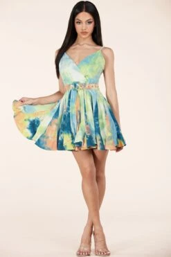 ROBE "AXELLE" TIE-DYE