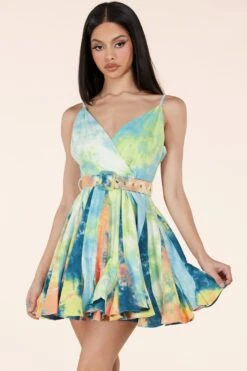 ROBE "AXELLE" TIE-DYE -Galateia Fashion LD51824BL 5copy 1600x b656d54d 9580 470c b7f3 94a6ea214765