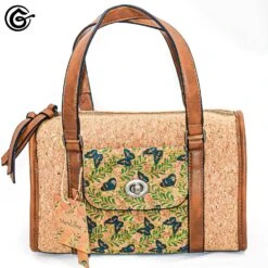 SAC A MAIN "PICNIC" En Liège 100% Végan