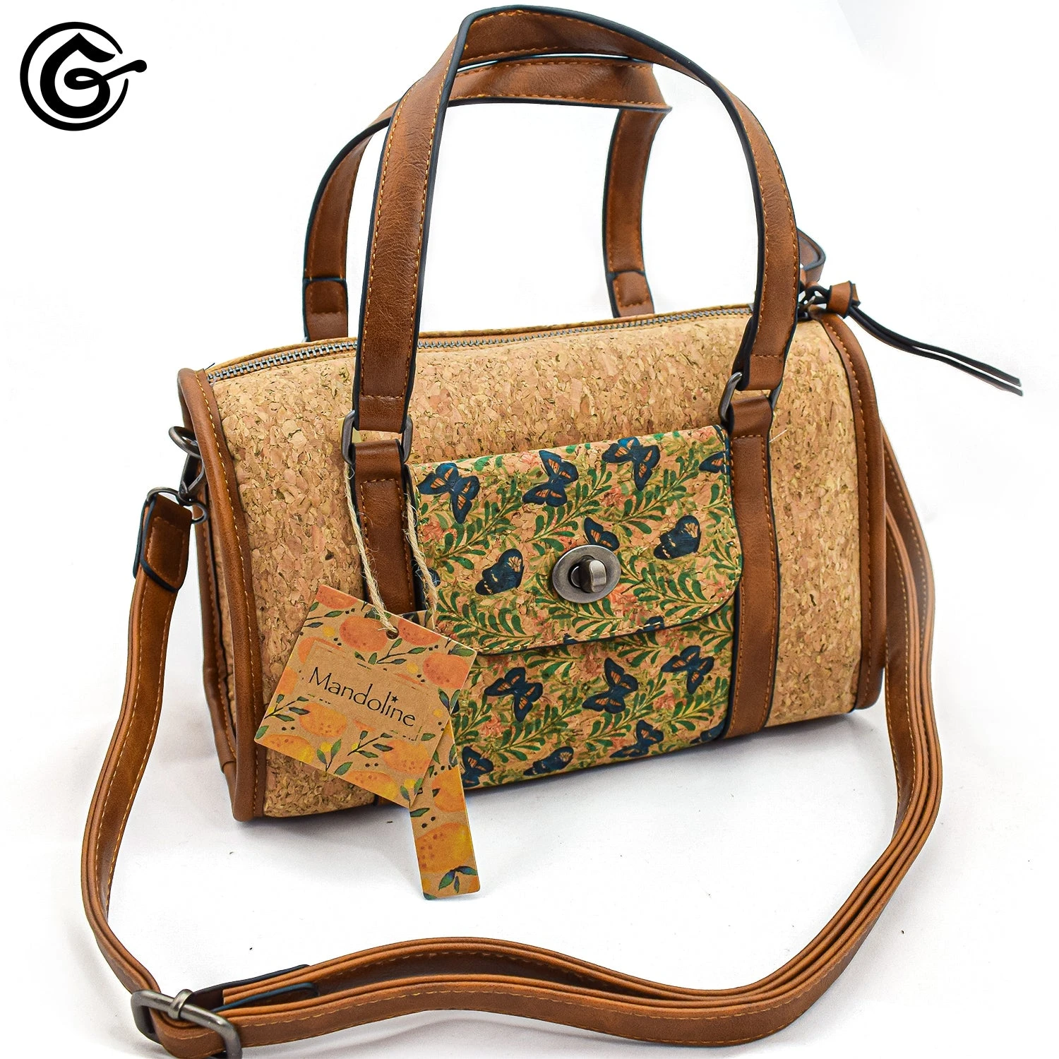 SAC A MAIN "PICNIC" En Liège 100% Végan 6 SAC A MAIN "PICNIC" En Liège 100% Végan – Image 4