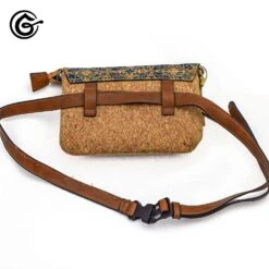 POCHETTE "BANANA" En Liège 100% Végan -Galateia Fashion Pochette04