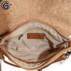 POCHETTE "BANANA" En Liège 100% Végan -Galateia Fashion Pochette10