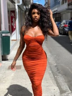 Longue Robe Bérénice Plissée