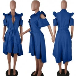 ROBE DENIM CALIA -Galateia Fashion ROBE CALIA 4