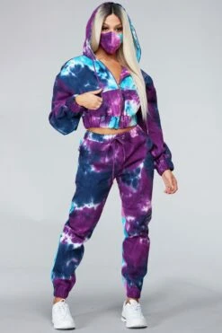 ENSEMBLE DENIM TIE-DYE "ELIANNE"