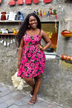 MINI ROBE FLORALE ETE "TRUDY"