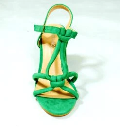 SANDALES TENDANCE "ROXANNE" -Galateia Fashion Roxannesvertes04