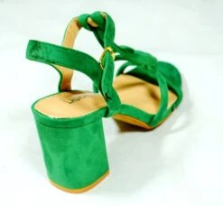 SANDALES TENDANCE "ROXANNE" -Galateia Fashion Roxannesvertes05