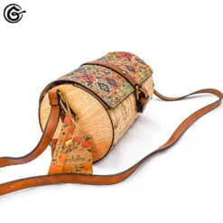 SAC A MAIN "CYLINDRE" En Liège 100% Vegan 16 SAC A MAIN "CYLINDRE" En Liège 100% Vegan -Galateia Fashion cylindre07