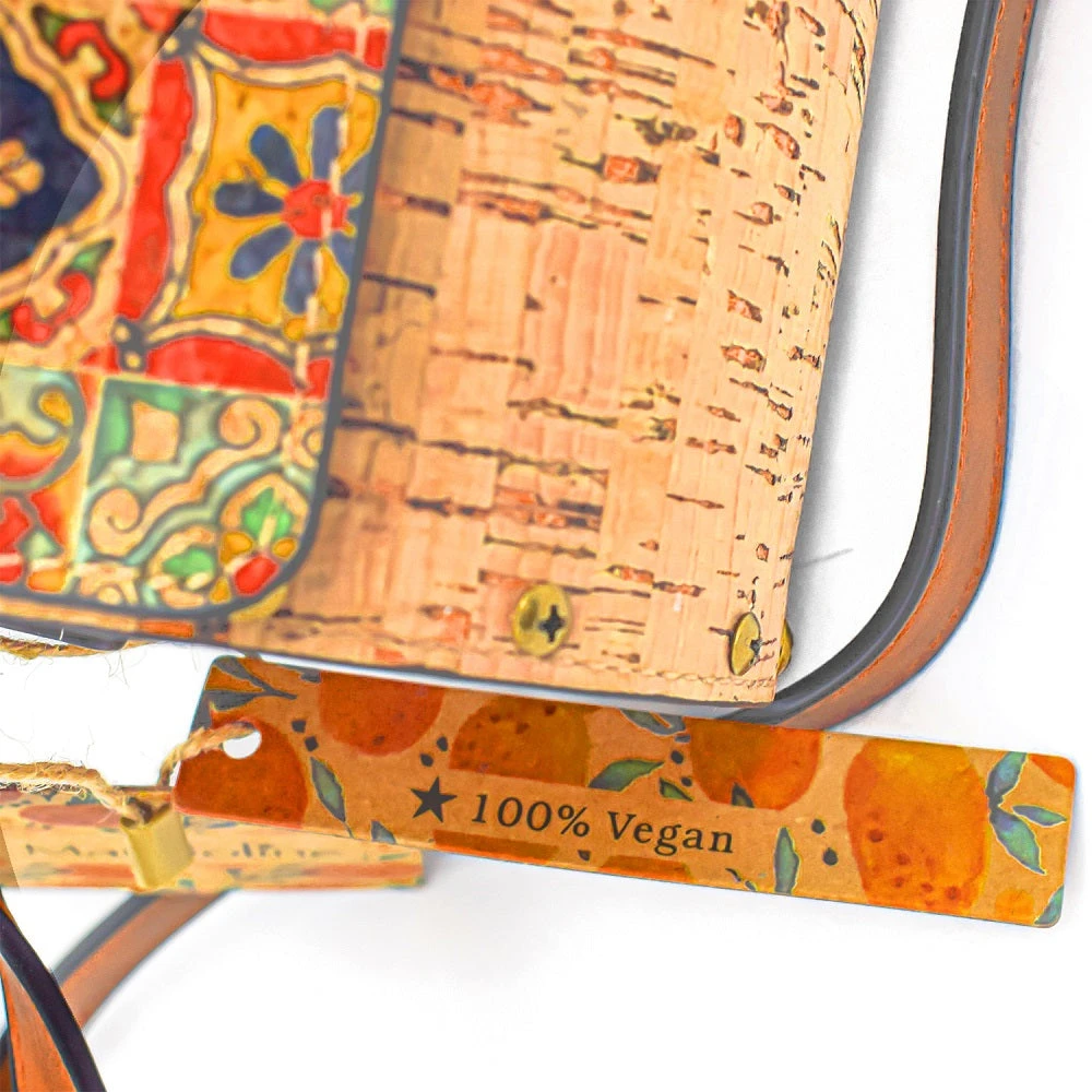 SAC A MAIN "CYLINDRE" En Liège 100% Vegan 10 SAC A MAIN "CYLINDRE" En Liège 100% Vegan – Image 8